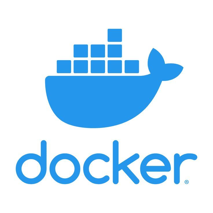 Docker whale carrying containers